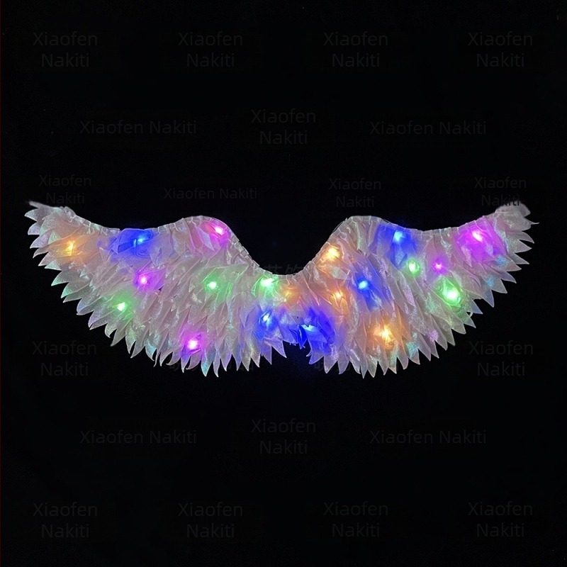 Sjajna anđelska krila – pelerina od poliestera za malu vilu