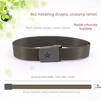 Taktički pojas za vojnu obuku — najlon remen s plastičnom kopčom, kopčom zatvaranje, širina >4 cm, univerzalni model