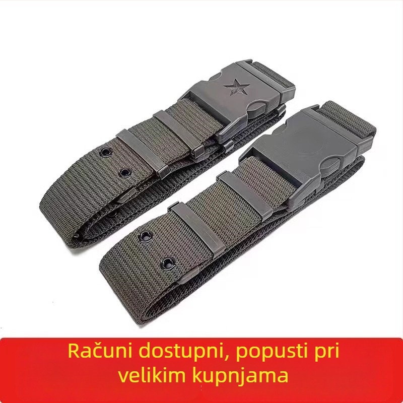 Taktički pojas za vojnu obuku — najlon remen s plastičnom kopčom, kopčom zatvaranje, širina >4 cm, univerzalni model