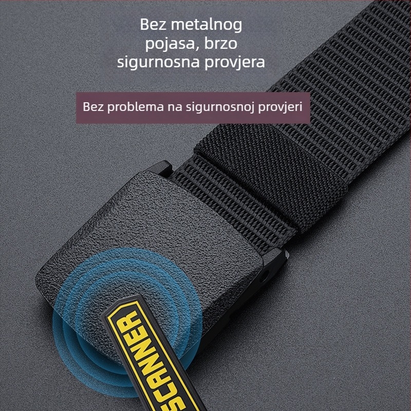 PP remen s plastičnom kopčom, glatka kopča, širina 2-4 cm, lagani unisex remen, osobni stil