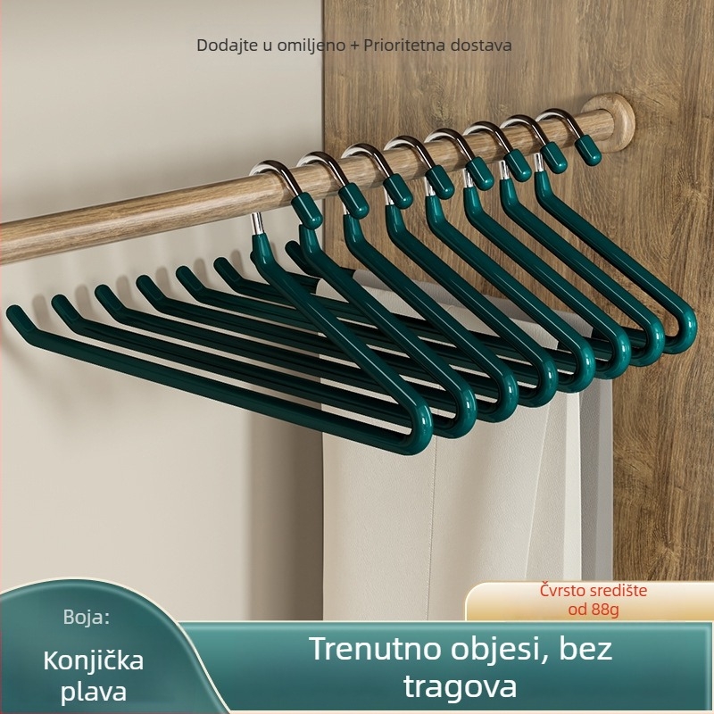 Sušiva klips za hlače u obliku guske od nehrđajućeg čelika, protuklizni i bez tragova za hlače, šale i kravate (Model 0, pakiranje 160 kom., moderni stil)