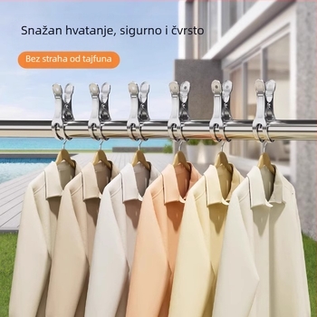 Nehrđajući čelični klips za odjeću, ne savija se, moderan minimalistički stil, za donje rublje, čarape i košulje