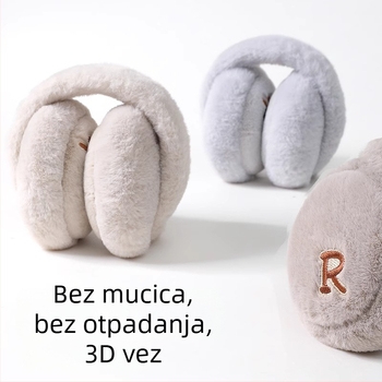 Zimske ušne zaštitne maskice s pliš podstavom, unisex, tople i otporne na vjetar