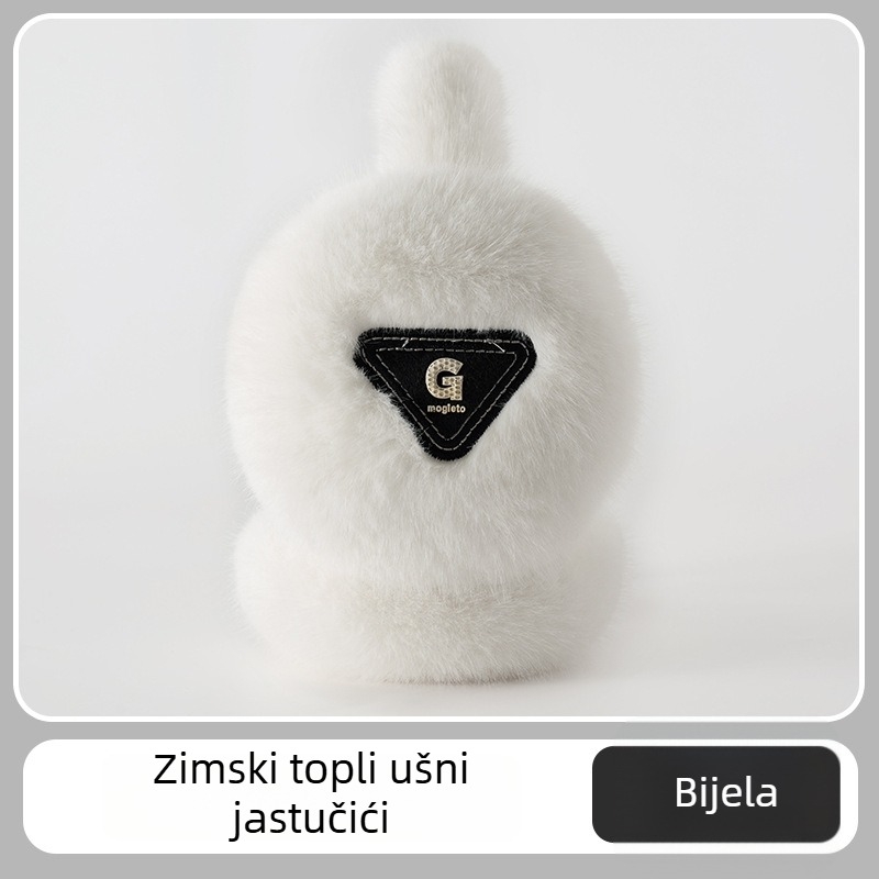 Unisex zimske Ear Muffs - sklopive, baršunaste debele, otporne na vjetar za vožnju biciklom