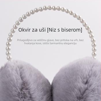 Unisex zimske Ear Muffs — poliester, za odrasle, zimsko razdoblje, zadržavaju toplinu