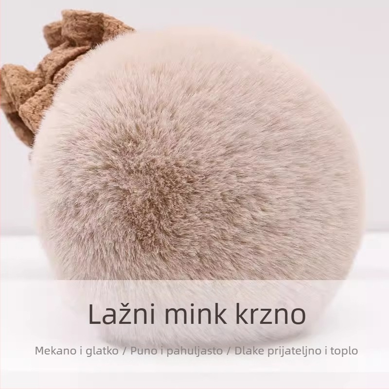 Plišani zaštitnici za uši, unisex za odrasle, zima/jesen, za vanjsku upotrebu, toplina i stil