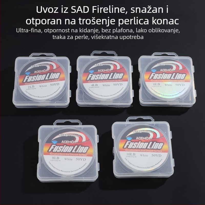 DIY nit za nakit — ultra fina, ručno pletena nit za perle; Jianhuan; Yiwu; Proljeće 2025