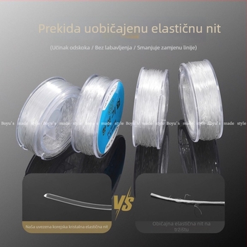 DIY nakit kabel od elastične kristalne niti | Šifra SKZ0182 | Proljeće 2025 | Svestrani stil