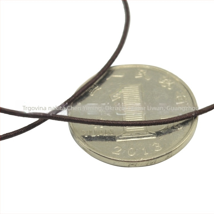 Elastična užad za perlice s unutarnjim elastičnim jezgrom, tkana poliester pređa, Yiming marka