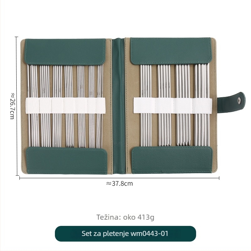 Set igala za pulover – igle od aluminijevog oksida, ručno pletenje, minimalistički stil