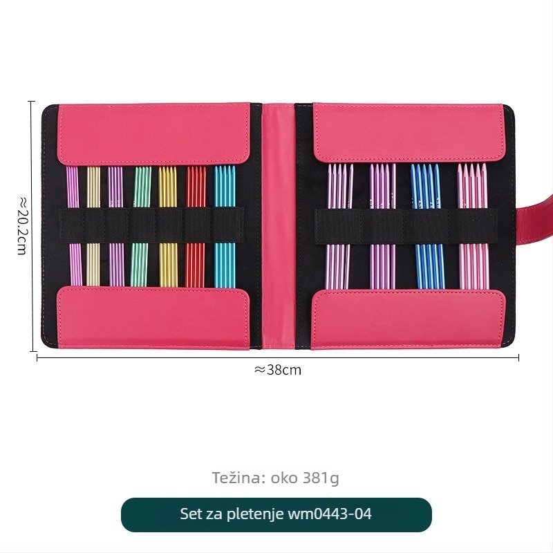 Set igala za pulover – igle od aluminijevog oksida, ručno pletenje, minimalistički stil