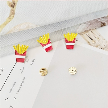 DIY brošura – japanskog stila, legura s emajlom, geometrijski uzorak, oil-drop premaz, unisex