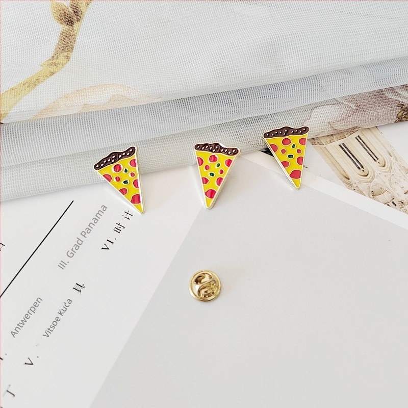 DIY brošura – japanskog stila, legura s emajlom, geometrijski uzorak, oil-drop premaz, unisex