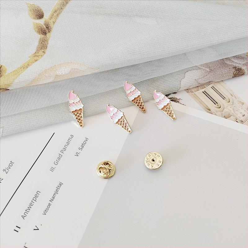 DIY brošura – japanskog stila, legura s emajlom, geometrijski uzorak, oil-drop premaz, unisex