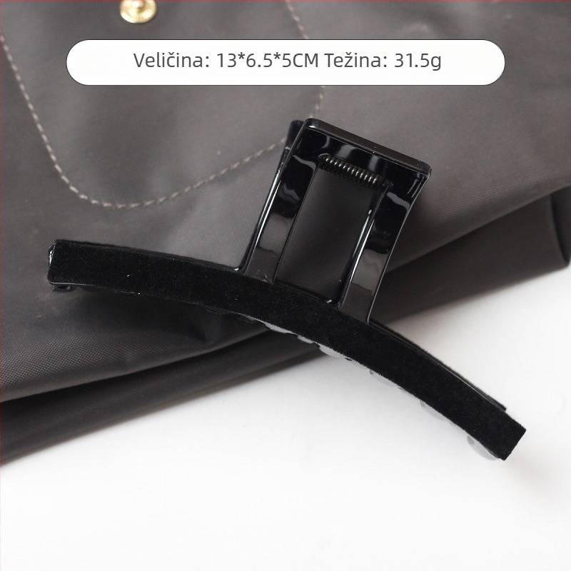 Velurova spona za kosu, ručna izrada, s mehanizmom za zaključavanje, dodatak za glavu, Aitong