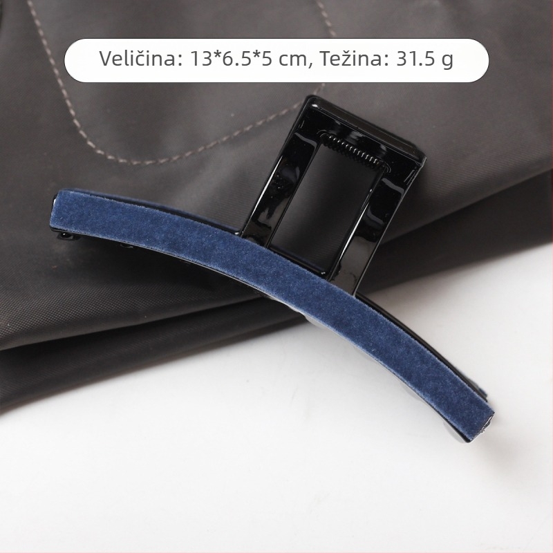 Velurova spona za kosu, ručna izrada, s mehanizmom za zaključavanje, dodatak za glavu, Aitong