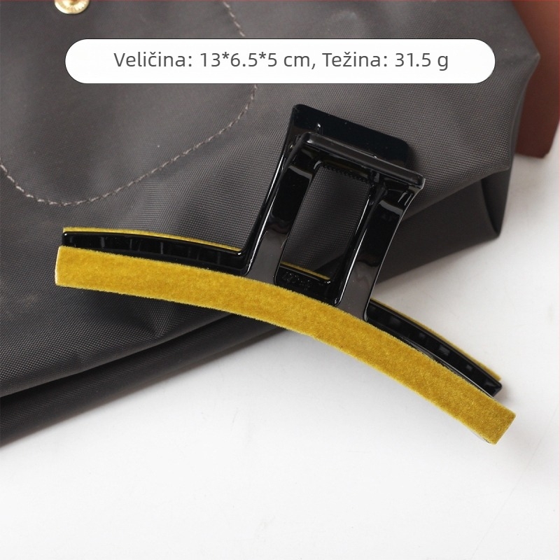 Velurova spona za kosu, ručna izrada, s mehanizmom za zaključavanje, dodatak za glavu, Aitong