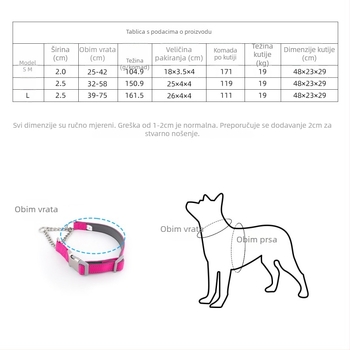 Half-P lanac ogrlica i povodac za Border Collie, najlon, ležerni stil, anti-šok i anti-burst dizajn