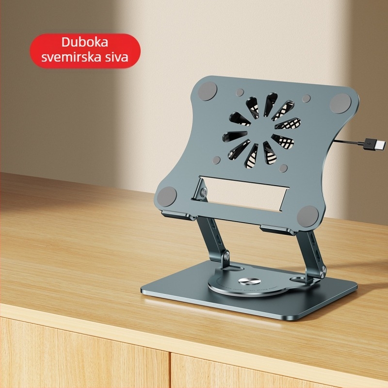 Nosač za prijenosno računalo od legiranog čelika, model J29, marka Into the deer, za prijenosna računala, težina 1680 g