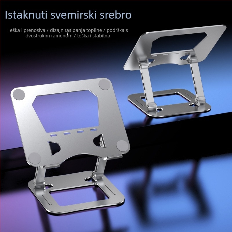 Nosač za prijenosno računalo od legiranog čelika, model J29, marka Into the deer, za prijenosna računala, težina 1680 g