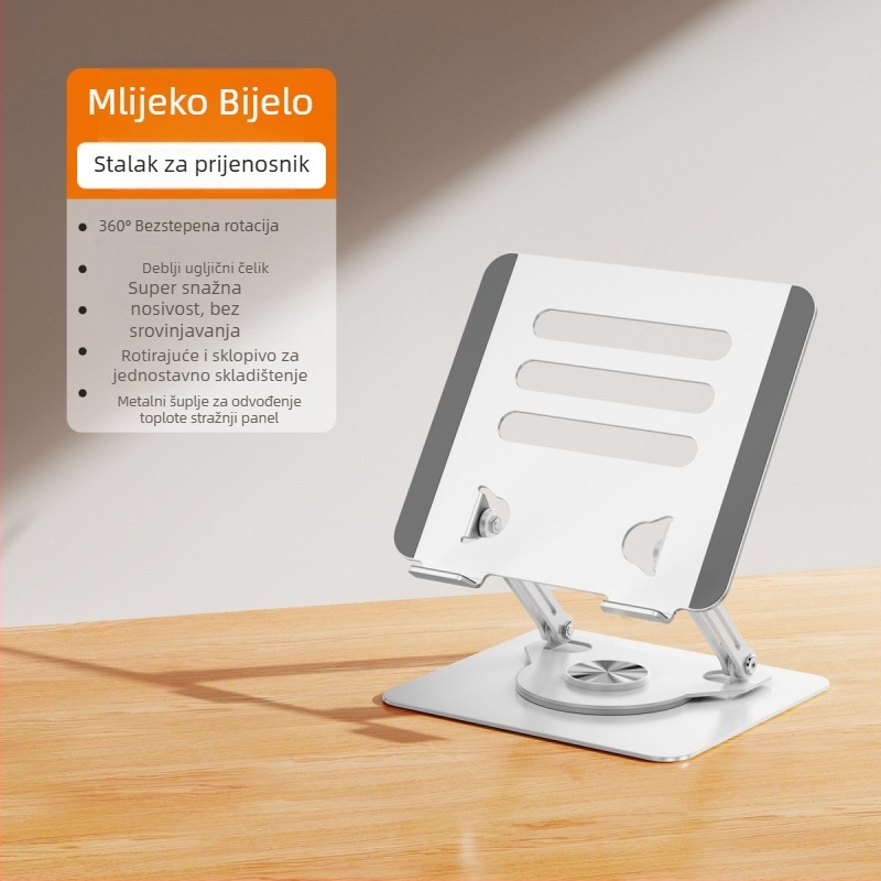 Nosač za prijenosno računalo od legiranog čelika, model J29, marka Into the deer, za prijenosna računala, težina 1680 g