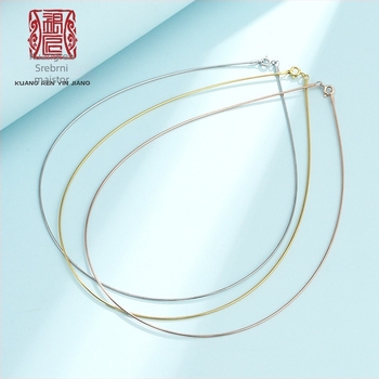 Nakit od srebra 925: lanac od zmijskog kostiju i privjesak od srebra 925, originalni dizajn Madman Silversmith, dijamantno završavanje