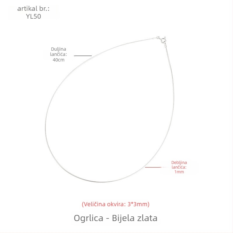 Nakit od srebra 925: lanac od zmijskog kostiju i privjesak od srebra 925, originalni dizajn Madman Silversmith, dijamantno završavanje