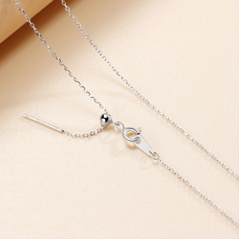 Ogrlica od 925 srebra, podesiva, kutijasti lanac, križni privjesak, unisex