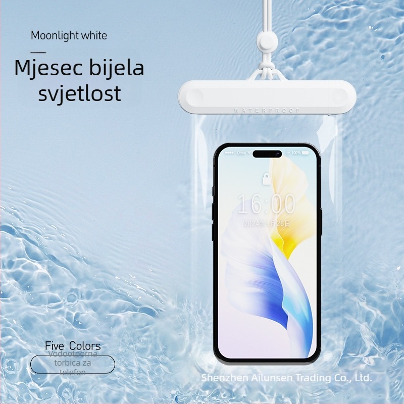 AILUNSEN Vanjska vodootporna futrola za telefon - dodirni zaslon, ABS+TPU+PVC, kompatibilna s telefonima do 7,2 inča, vodootporna tkanina