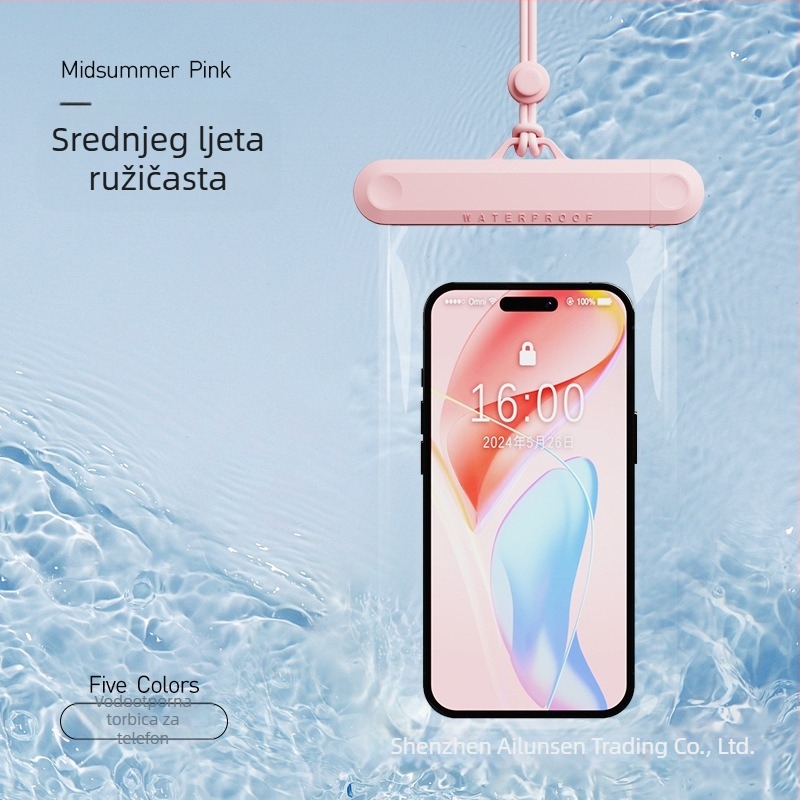 AILUNSEN Vanjska vodootporna futrola za telefon - dodirni zaslon, ABS+TPU+PVC, kompatibilna s telefonima do 7,2 inča, vodootporna tkanina