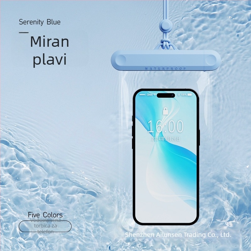 AILUNSEN Vanjska vodootporna futrola za telefon - dodirni zaslon, ABS+TPU+PVC, kompatibilna s telefonima do 7,2 inča, vodootporna tkanina