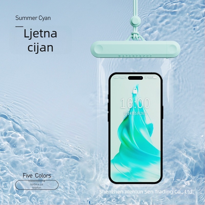AILUNSEN Vanjska vodootporna futrola za telefon - dodirni zaslon, ABS+TPU+PVC, kompatibilna s telefonima do 7,2 inča, vodootporna tkanina