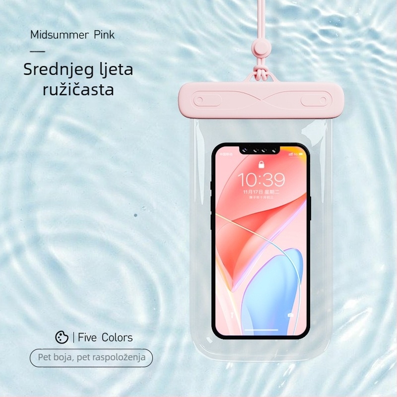 AILUNSEN Vanjska vodootporna futrola za telefon - dodirni zaslon, ABS+TPU+PVC, kompatibilna s telefonima do 7,2 inča, vodootporna tkanina