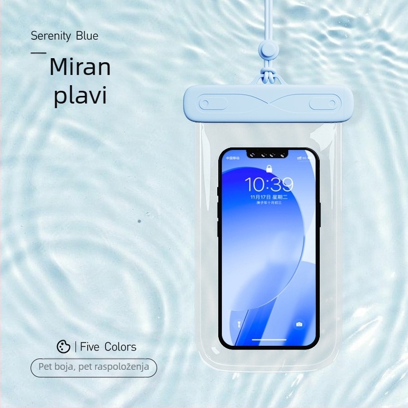 AILUNSEN Vanjska vodootporna futrola za telefon - dodirni zaslon, ABS+TPU+PVC, kompatibilna s telefonima do 7,2 inča, vodootporna tkanina