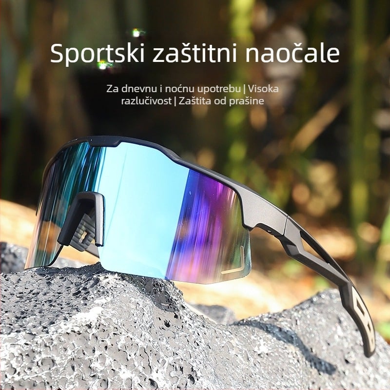 Ciklističke naočale 9346 s zamjenjivim lećama, otporne na vjetar, UV zaštita