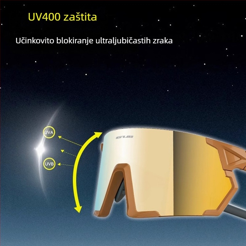Polarizirane biciklističke naočale, model 8300, PC materijal, zamjenjive leće, kompatibilne s dioptrijskim naočalama