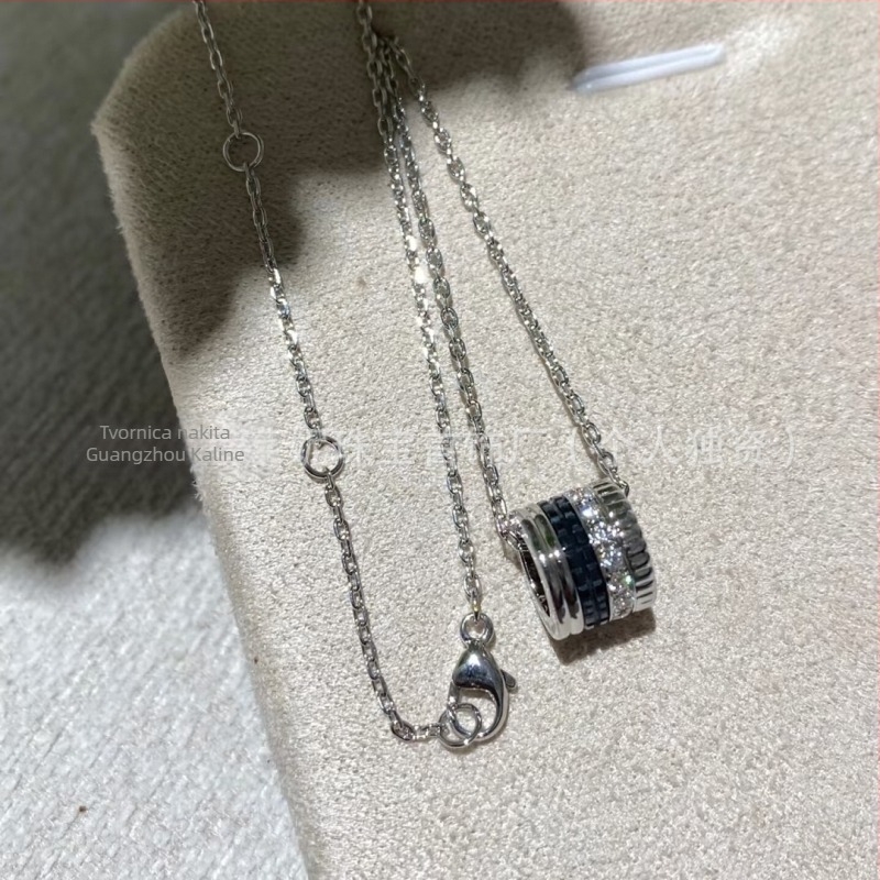 Geometrijska ogrlica od V-zlata, elektroplatirana, privjesak od legure, obična lančana ogrlica