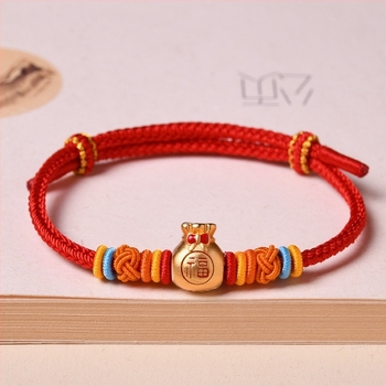 Narukvica s osam vlakana, ručno pletena, miješani materijali, narodni stil, unisex, DIY odvojiva