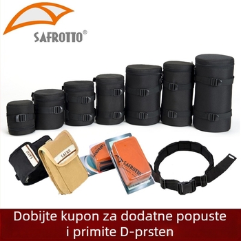 Torba za objektiv fotoaparata s remenom — SAFROTTO/saifutto; lagana za nošenje; prilagođene uzorci; izdano 2024; nacionalna garancija