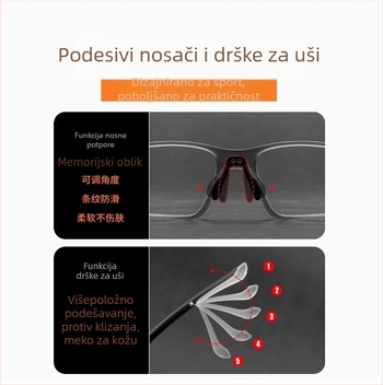 Fotochromatske naočale za čitanje za muškarce — dvostruka upotreba za daljinu i blizinu, zaštita od plavog svjetla, protuklizne, moderno dizajnirane