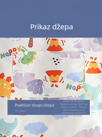 Dječji vodootporni kombinezon za cijelo tijelo – zaštita za puzanje, unisex, 3–8 godina