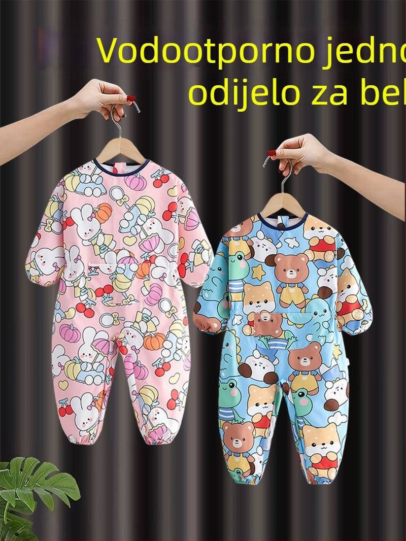 Dječji vodootporni kombinezon za cijelo tijelo – zaštita za puzanje, unisex, 3–8 godina