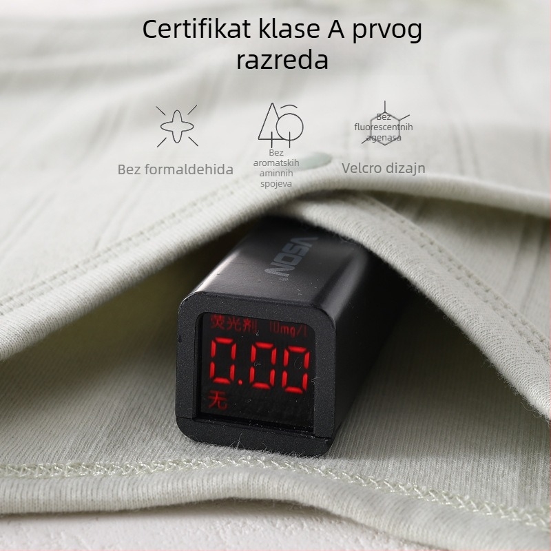 Kombinezon za novorođenče od 100% pamuka, Velcro zatvarač, dugi rukavi, unisex, trokutasti romper za puzanje