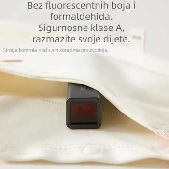 Novorođenički pamučni romper, dugi rukavi, unisex, proljeće-jesen, za dob 0-12 mjeseci, 100% pamuk