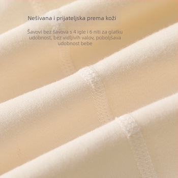 Bebi bodi i puzajući kombinezon, 100% pamuk, dugi rukav, pulover, unisex, za novorođenčad 0–12 mjeseci, korejski stil