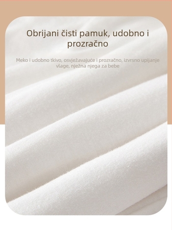 Dvostruki bebi pamučni zimski komplet, 100% pamuk, debeli materijal, dugi rukavi, za novorođenčad 0–12 mjeseci