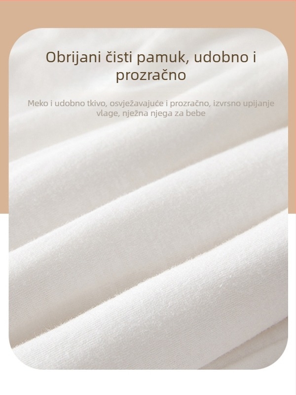 Dvostruki bebi pamučni zimski komplet, 100% pamuk, debeli materijal, dugi rukavi, za novorođenčad 0–12 mjeseci