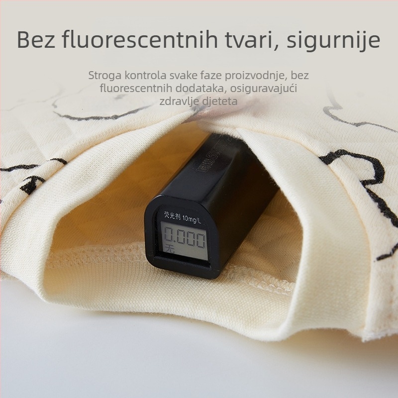 Kombinezon za novorođenče s dugim rukavima, jednostruko zatvaranje, 100% pamuk, pogodan za zimu, proljeće i jesen