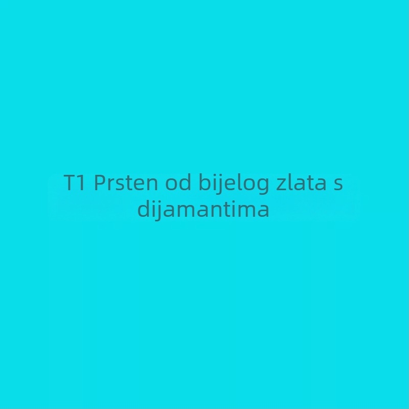 Prsten T Brand T1 s polu-dijamantom, pozlaćen V zlatom, 18K ružičasto zlato, glatka površina, geometrijski dijamant, par prstena