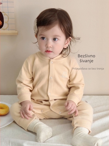 Beebin kombinezon od vunenog baršuna, dugi rukavi, unisex, jesen-zima
